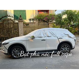 (loại 1) Bạt 5D phủ nóc và capo xe ô tô có bông chống nóng chống xước cực cao - dễ dàng lắp đặt và sử dụng
