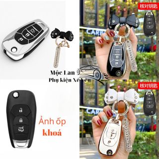 Ốp chìa khóa Chevrolet Bán Tải, Aveo, Trailblazer, Colorado, Spark, Orlando cao cấp (chìa gập)