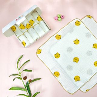 HỘP 5 KHĂN SỮA- MUSLIN ZELOO