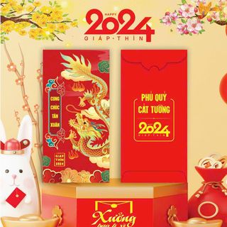Combo bao lì xì tết 2024 giáp thìn cute siêu đẹp độc lạ nhiều mẫu mã mới hot hit hiện nay bán chạy giá rẻ hàng về sẵn kho Thanh Thảo