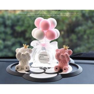 Decor Gấu bịt mắt trang trí taplo ô tô, phụ kiện xe hơi Trang Trí Ô Tô - otofunmoclan