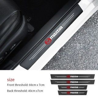 (nhiều hãng) Sét 9 miếng dán bậc cửa suzuki có vân carbon dán full keo chống trầy tốt - Mộc Lan Phụ Kiện Xế Yêu