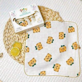 HỘP 5 KHĂN SỮA- MUSLIN ZELOO