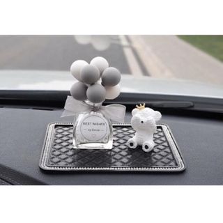 Decor Gấu bịt mắt trang trí taplo ô tô, phụ kiện xe hơi Trang Trí Ô Tô - otofunmoclan
