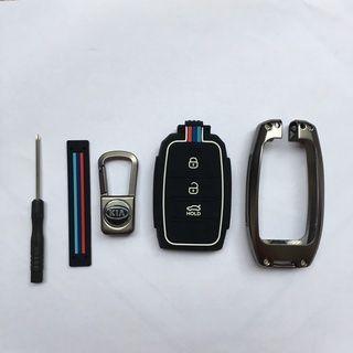 (Hot) Vỏ Ốp Bảo Vệ Chìa Khóa Xe KIA Seltos, Cerato, Sorento, Rondo... Bằng Hợp Kim Cao Cấp