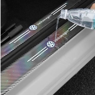 Nẹp Dán Vân Carbon Chống Trầy Xước Bảo Vệ Bậc Cửa Xe Hơi/ Bảo Vệ Cốp Sau Xe Hơi Cho Nhiều Hãng Xe