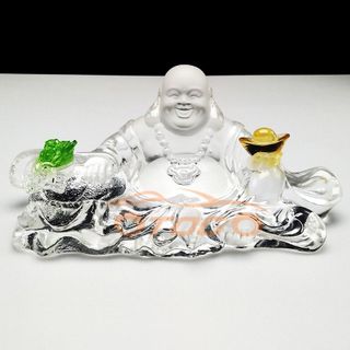 ( 18 mẫu ) Phật Di Lặc Lưu Ly Phong Thủy, Tượng Quan Âm lưu ly trang trí taplo xe hơi - Mộc Lan Phụ Kiện Xế Yêu
