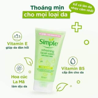 Sửa rửa mặt Simple các loại