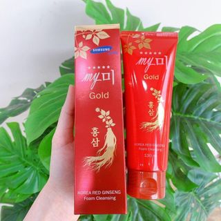 Sữa Rửa Mặt Hồng Sâm Đỏ My Gold Hàn Quốc 130ml