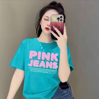 Áo thun nữ cotton in chữ đơn giản trẻ trung mẫu mới hàng sll sỉ sẵn kho Thanh Thảo