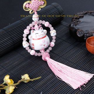 DÂY KHÁNH TREO MÈO THẦN TÀI TRANG TRÍ XE HƠI , Ô TÔ Phụ Kiện Trang Trí Xe Hơi Cao Cấp