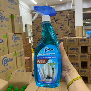 Nước Lau Kính Đa Năng PMAX Sạch Bong, Sáng Bóng, An Toàn, Hiệu Quả 650Ml