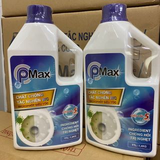 Dung Dịch Thông Cầu Cực Mạnh W.C Toilet PMAX - Chất Chống Tắc Nghẽn W.C 1,4 ký