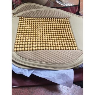 (giá sỉ) 1 Bộ áo ghế hạt gỗ cao cấp libaiwang - lót ghế da mới có hạt gỗ massage - hàng mới đông xuân 2023