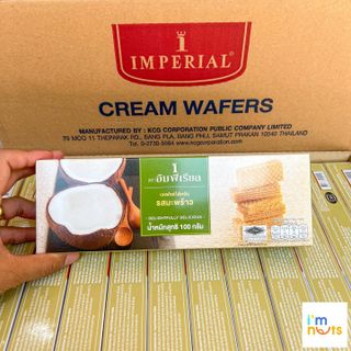 Bánh xốp nhân kem Imperial Thái Lan đủ vị hộp 100g