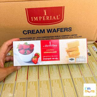 Bánh xốp nhân kem Imperial Thái Lan đủ vị hộp 100g