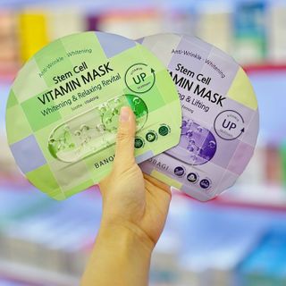 Mặt nạ Banobagi Stem Cell Vitamin Mask Whitening & Dark Spot Care dưỡng sáng da, loại bỏ đốm đen và tàn nhang (30g)