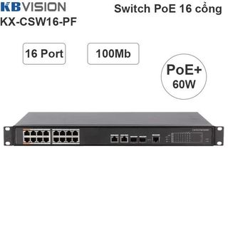 Switch POE 16 Cổng KBVISION KX-CSW16-PF giá sỉ