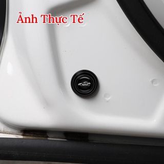 Nút giảm chấn cao su dán cánh cửa xe ô tô có nhiều logo hãng xe - miếng dán chống xốc dán nhiều vị trí siêu chắc