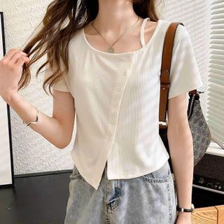 Áo ba lỗ nữ có nút chất liệu thun cotton thoáng mát àng sll sỉ Thanh Thảo