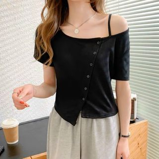 Áo ba lỗ nữ có nút chất liệu thun cotton thoáng mát àng sll sỉ Thanh Thảo