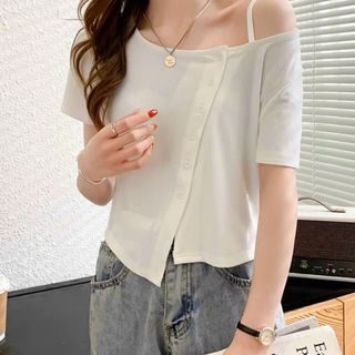 Áo ba lỗ nữ có nút chất liệu thun cotton thoáng mát àng sll sỉ Thanh Thảo