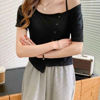 Áo ba lỗ nữ có nút chất liệu thun cotton thoáng mát àng sll sỉ Thanh Thảo