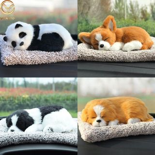 (có phát tiếng kêu) Thú bông lõi than hoạt tính khử mùi, lọc không khí trang trí taplo ô tô, xe hơi, bàn làm việc
