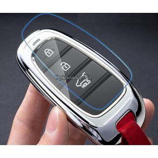 Ốp/Bao chìa khóa carbon xe Hyundai Santafe 2021- đời mới nhất - otofunmoclan