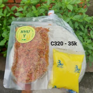 Combo bánh tráng tròn bơ muối tép hành phi