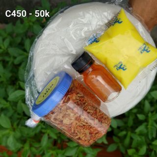 Combo bánh tráng tròn bơ muối tép hành phi