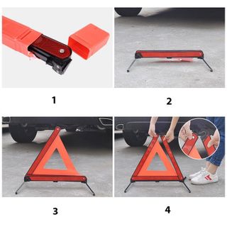 Biển Cảnh Báo Nguy Hiểm Tam Giác Phản Quang Cho Ô Tô - otofunmoclan