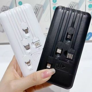 Sạc dự phòng ToTu CPBL-07 20000mah, tích hợp 4 dây sạc, giá đỡ điện thoại