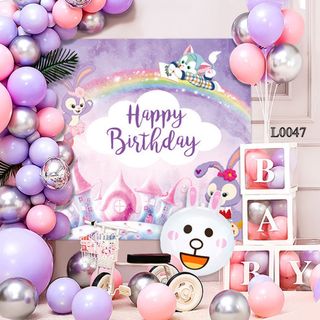 Bộ Sinh Nhật Thỏ Cony –L0047(Kèm bơm tay),