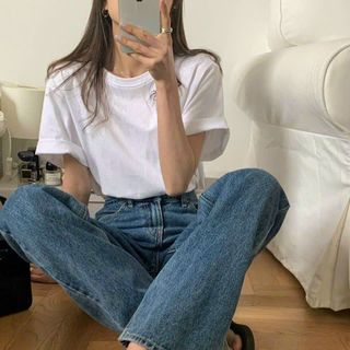 Áo thun nữ tay ngắn in đơn giản chất vải cotton thoáng mát sỉ sll Thanh Thảo