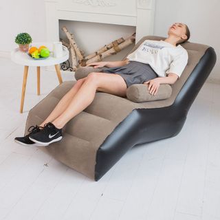 Ghế lười hơi Sofa Hình chữ S (Thùng 10)