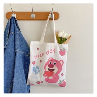 Túi vải gấu dâu
