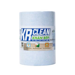 Cuộn Khăn KRCLEAN lau bếp đa năng, lau tủ bàn ghế, chén bát, lau kính - Cuộn 200 tờ, khổ 20x20