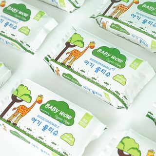 Khăn ướt Organic Baby Wow không mùi - 80 tờ/gói-UN152080