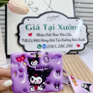 Dây đeo thẻ học sinh sinh viên gấu dâu