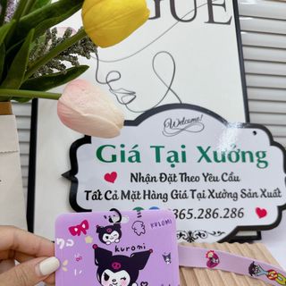 Dây đeo thẻ học sinh sinh viên gấu dâu