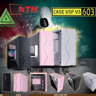 Case V3-603 Trắng, Hồng (LED RGB) giá sỉ