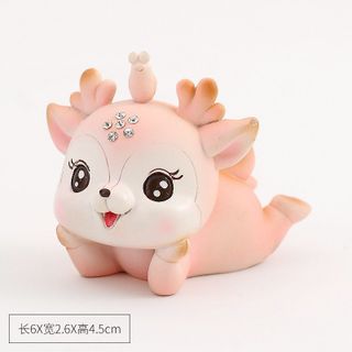 Trang trí taplo - Sét gia đình nai xanh và nai hồng hạnh phúc bên nhau - ngộ nghĩnh đáng yêu - quà tặng cuộc sống