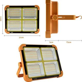 Đèn Pha NLMT(Pin di động) cầm tay 4 khoang -500W