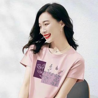 Áo thun mẫu mới hình hoa cỏ hàng về số lượng lón sẵng kho thanh thảo