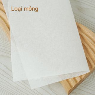 Giấy Thấm Dầu mỡ chiên rán Vinagreen Trắng Dày/Mỏng 80 tờ khổ 25x25 - Thấm hút dầu mỡ cực tốt, an toàn thực phẩm