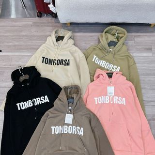 HOODIE NỈ DỆT XK FORM RỘNG