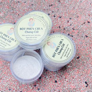 Phèn chua chung cất trị hôi nách hôi chân( hũ 50gr và 100gr)
