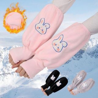 Găng Tay Giữ Ấm Không Ngón Chống Ẩm Tiện Dụng Cho Nhà Bếp / Văn Phòng