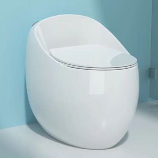 Bồn cầu trứng 1 khối nhiều màu sắc, xả xoáy mạnh, thiết kế sang trọng, mã T20